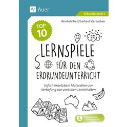 Die Top 10 Lernspiele f�r den Erdkundeunterricht, Buch, 5.-10. Klasse