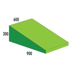 Keil MAXI gr�n/hellgr�n, 600 x 900 x 300, ab 4 Jahre