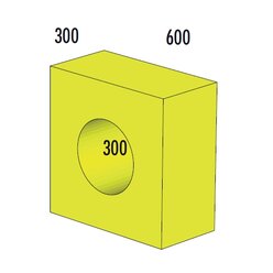 R�hre 1-teilig 34-094-12, MAXI gelb, ab 4 Jahre