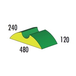 Kleine Br�cke MEDI gr�n/gelb, ab 2-4 Jahre