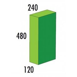 Quader MEDI gr�n/hellgr�n, 36-104-12, 2-4 Jahre