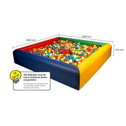 Regenbogen-Ballbad FARBIG (ohne B�lle), ab 2 Jahre