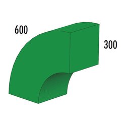 Viertelbogen MAXI gr�n, ab 4 Jahre