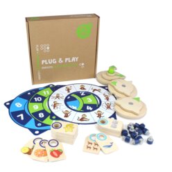 PLUG it Uhr & Aktionsfolien Set, ab 3 Jahren