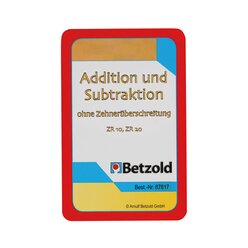 Addition/Subtraktion bis 20 ohne Zehner�berschreitung, Kartensatz, 6-8 Jahre
