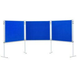 Compra Profi-Stellw�nde Komplett-Set A: Tafelreihe, Stoffbezug blau