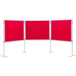 Compra Profi-Stellw�nde Komplett-Set A: Tafelreihe, Stoffbezug rot