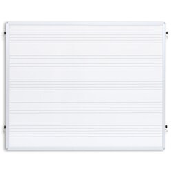 Notentafel eine Seite Notensystem, Stahlemaille wei�