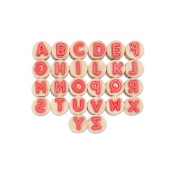 Holzstempel Gro�buchstaben,