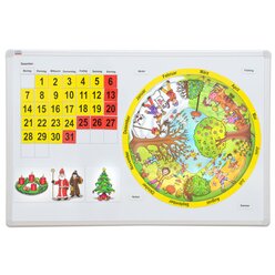 Magnettafel: Unser Jahr, 6-10 Jahre