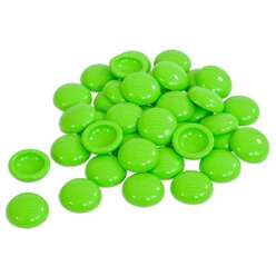 Beutel mit 250 Muggelsteinen, � 20 mm, gr�n, 3-10 Jahre