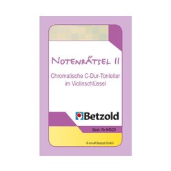 Notenr�tsel II, Spielkarten f�r den magischen Zylinder, 5-12 Jahre