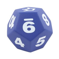 Riesiger Schulw�rfel mit Elefantenhaut BLAU