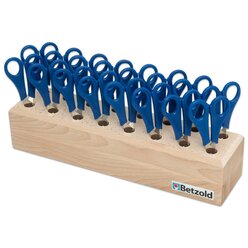 16 runde Scheren im Holzst�nder, ab 3 Jahre