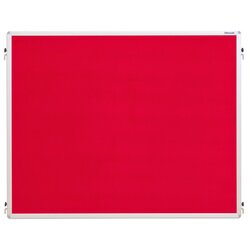 Compra Stellwand Einh�ngetafel - Stoffbezug, 120 x 150 cm, rot (ohne Stative)