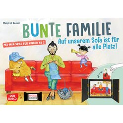 Bunte Familie: Auf unserem Sofa ist f�r alle Platz, Kamishibai Bildkarten, ab 2 Jahre