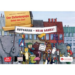 Der Elefantenpups � Rettet den Zoo! Kamishibai Bildkartenset, 3-6 Jahre