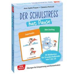 Der Schulstress hat Pause. 30 Bildkarten f�r Grundschulkinder von 6 bis 10
