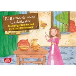 Kamishibai Bildkartenset - Die heilige Barbara und der Kirschbl�tenzweig, 3-10 Jahre