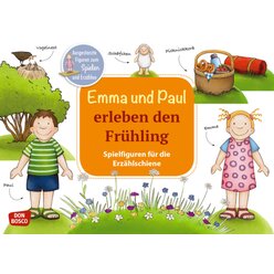 Emma und Paul erleben den Fr�hling. Spielfiguren f�r die Erz�hlschiene, 1 bis 5 Jahre