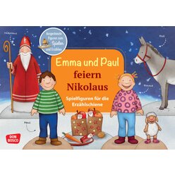 Emma und Paul feiern Nikolaus, Spielfiguren f�r die Erz�hlschiene, 1 bis 5 Jahre