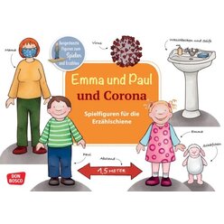 Emma und Paul und Corona, Spielfiguren f�r die Erz�hlschiene, 2-5 Jahre