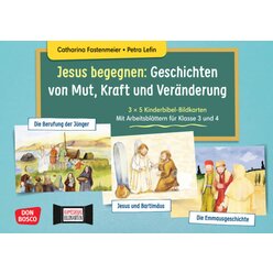 Jesus begegnen: Geschichten von Mut, Kraft und Ver�nderung, Kamishibai Bildkartenset