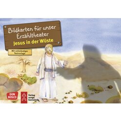 Kamishibai Bildkartenset - Jesus in der W�ste, 3-8 Jahre