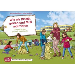 Kamishibai Bildkartenset - Wie wir Plastik sparen und M�ll reduzieren, 4 bis 8 Jahre