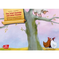 Kamishibai Bildkartenset - Kami Das Schaf Charlotte und seine Freunde, ab 3 Jahre