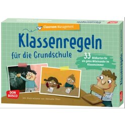 Klassenregeln f�r die Grundschule, 33 Bildkarten, 5-10 Jahre