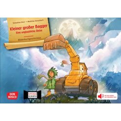 Kleiner gro�er Bagger. Eine unglaubliche Reise. Kamishibai Bildkartenset, 4-8 Jahre