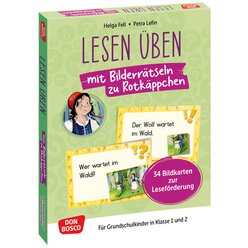 Lesen �ben mit Bilderr�tseln zu Rotk�ppchen. 34 Bildkarten zur Lesef�rderung, 1.-2. Klasse
