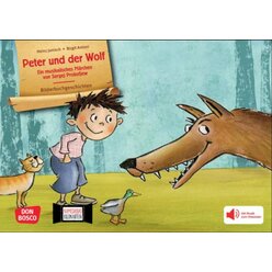 Peter und der Wolf. Ein musikalisches M�rchen von Sergej Prokofjew. Kamishibai Bildkartenset, 3-8 Jahre