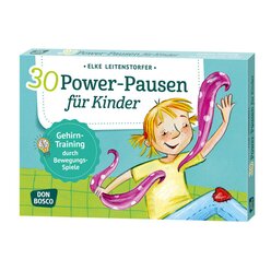 30 Power-Pausen f�r Kinder, Kartensatz, 4-8 Jahre