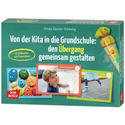 Von der Kita in die Grundschule: den �bergang gemeinsam gestalten, 45 Bildkarten mit Praxisideen, 5-7 Jahre