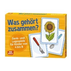 Was geh�rt zusammen?, Denk- und Legespiele, 4-8 Jahre