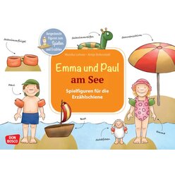 Emma und Paul am See, Spielfiguren f�r die Erz�hlschiene, 1 bis 5 Jahre