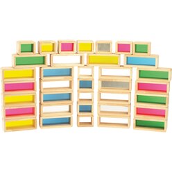 Blocks mit Acryl gro�,Acrylbausteine, 36 St�ck, ab 2 Jahre
