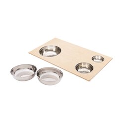 Arbeitsplatte mit Schüsseln, Zubeh�r-Set f�r die Sandstation