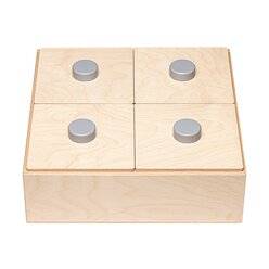 Finde Box aus Holz mit vier F�chern, ab 1,5 Jahre
