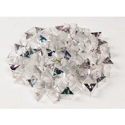 Glitzer-Prismo silber 100 St�ck, ab 4 Jahre