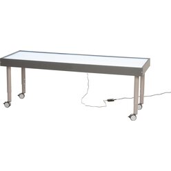 Gro�er Leuchttisch, 180 x 60 cm, h�henverstellbar 66,5 bis 83,5 cm