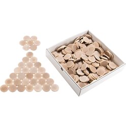 Holztaler, 300 St�ck � 6 cm