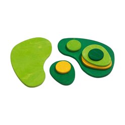 Landschaftsinseln, 8 St�ck aus lackiertem Holz