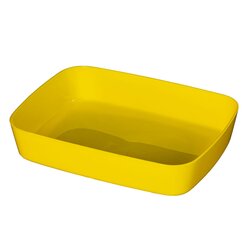 Materialschale gelb, 20x15x4 cm