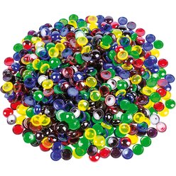 Transparente Muggelsteine, Kilopackung mit ca. 650 St�ck