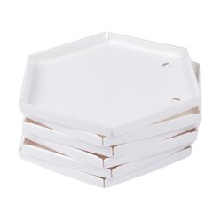 Prismo Legerahmen gro�, 6er-Set wei� durchgef�rbt