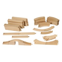 Schienenset gro�, 110 Teile, ab 3 Jahre