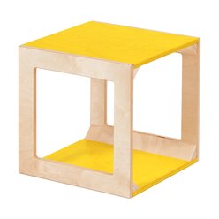 Spiel- und Krabbelw�rfel einfach gelb